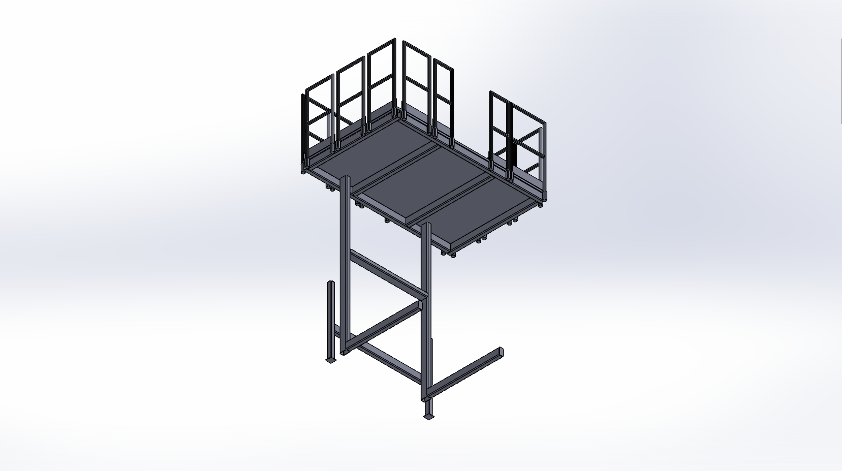 Truck Repair Platform Weldment Detail